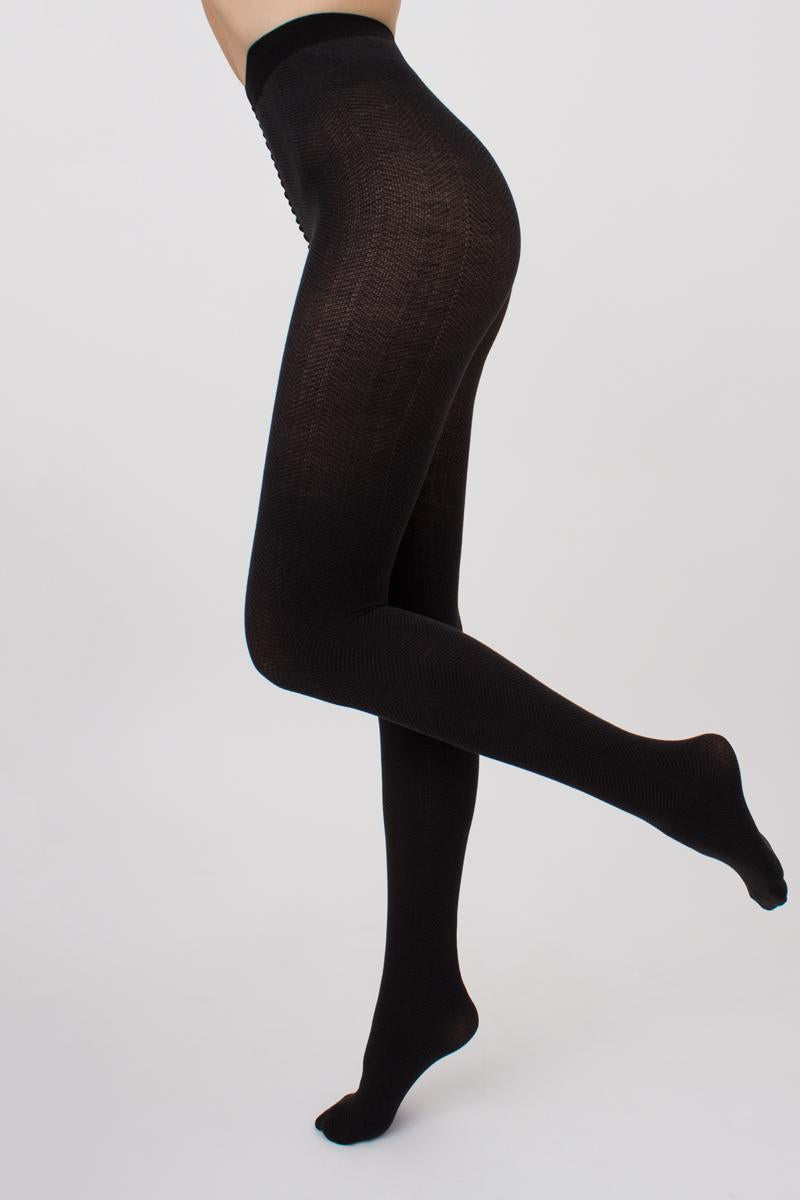 Бавовняні колготки з візерунком 1010129 Split 2 180d