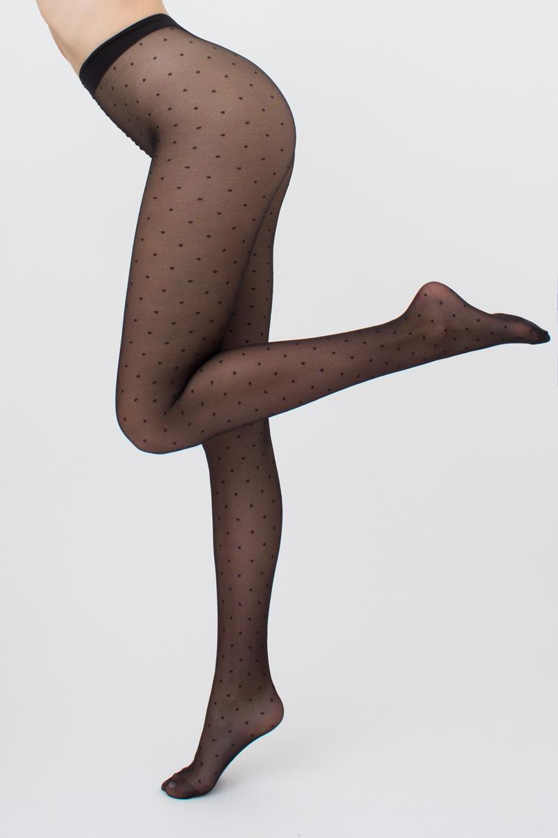 Тонкие колготки в горошек Amalia 1 20d