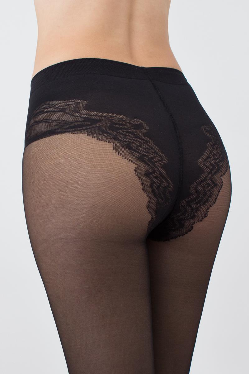 Корректирующие колготки с утягивающими ажурными трусиками Body 40d