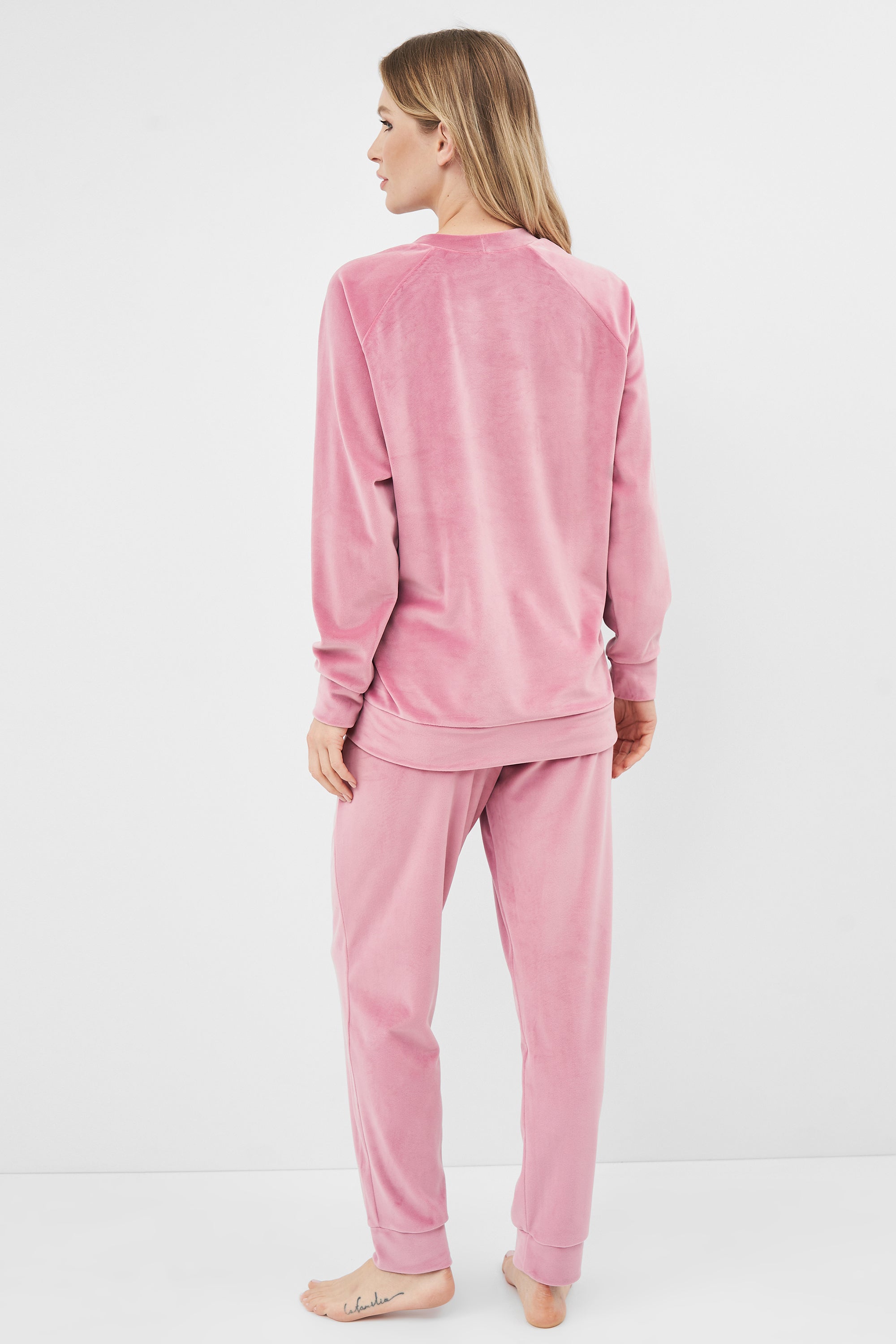 Велюровый комплект для дома 03116 powder