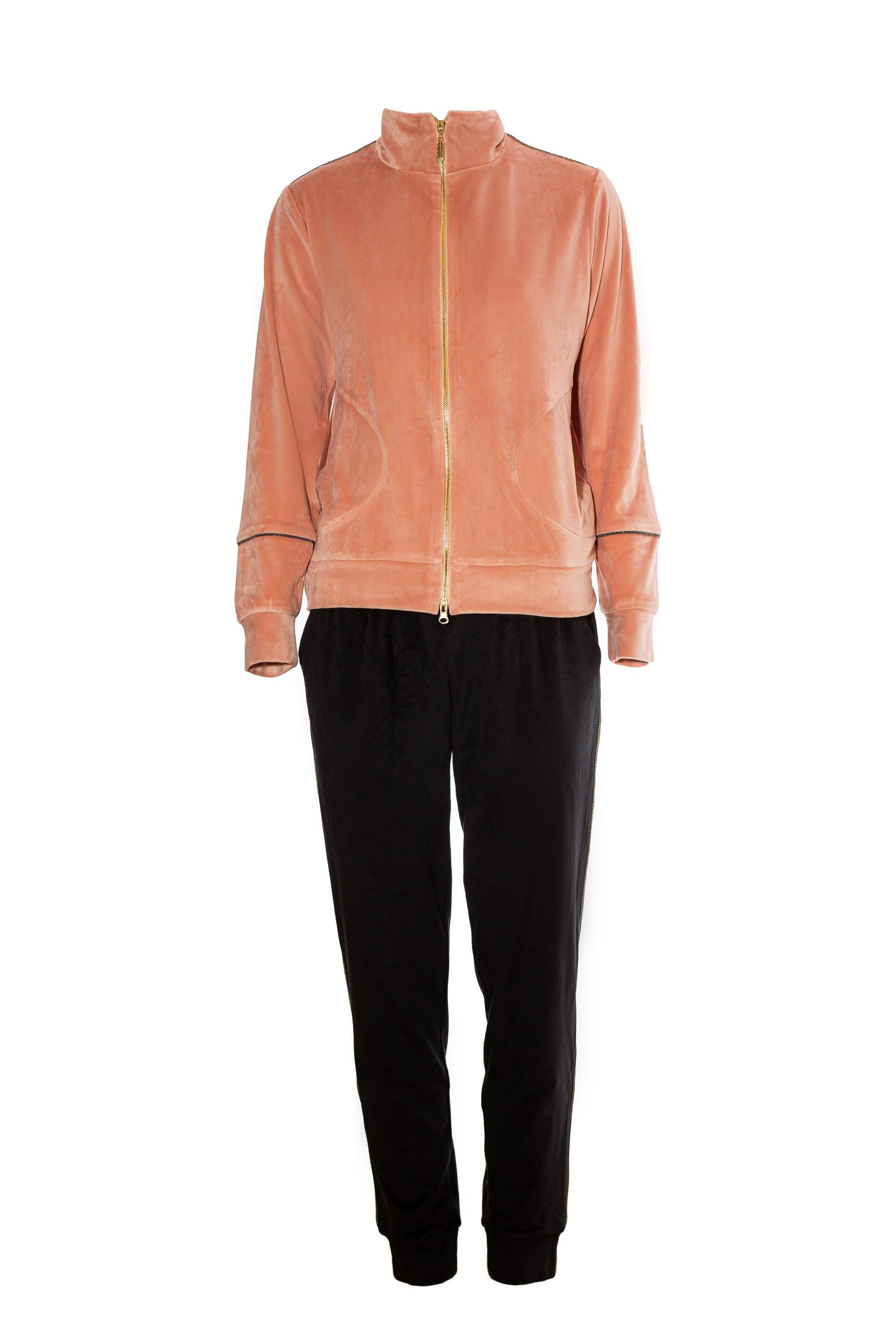 Велюровий комплект для дому 03127/1 salmon