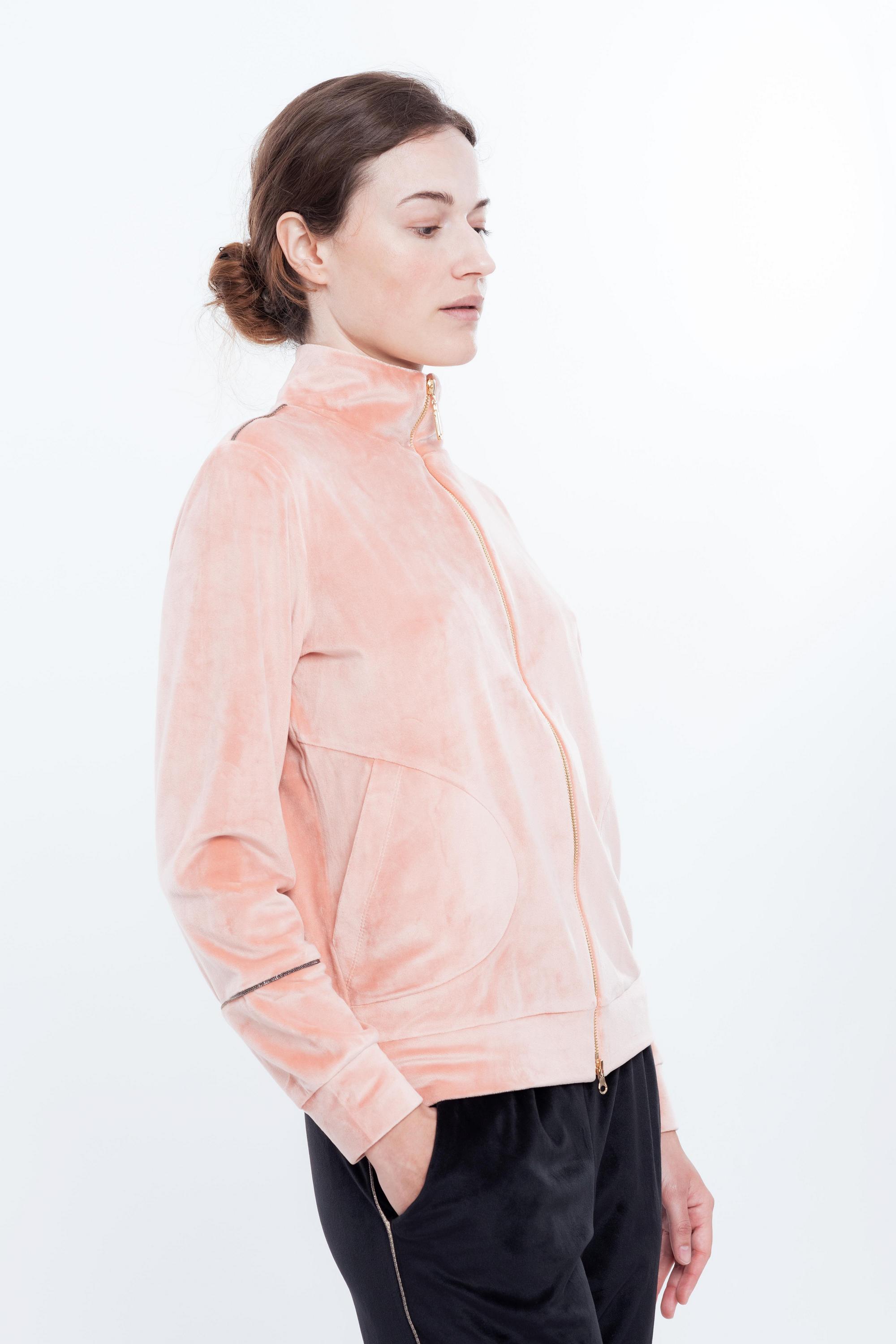 Велюровый комплект для дома 03127/1 salmon