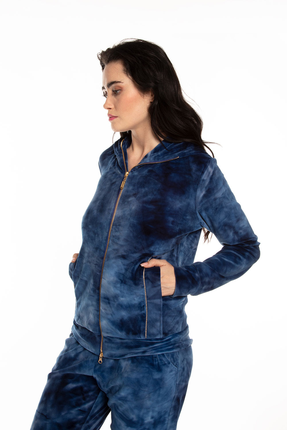 Велюровий комплект 03203 blue