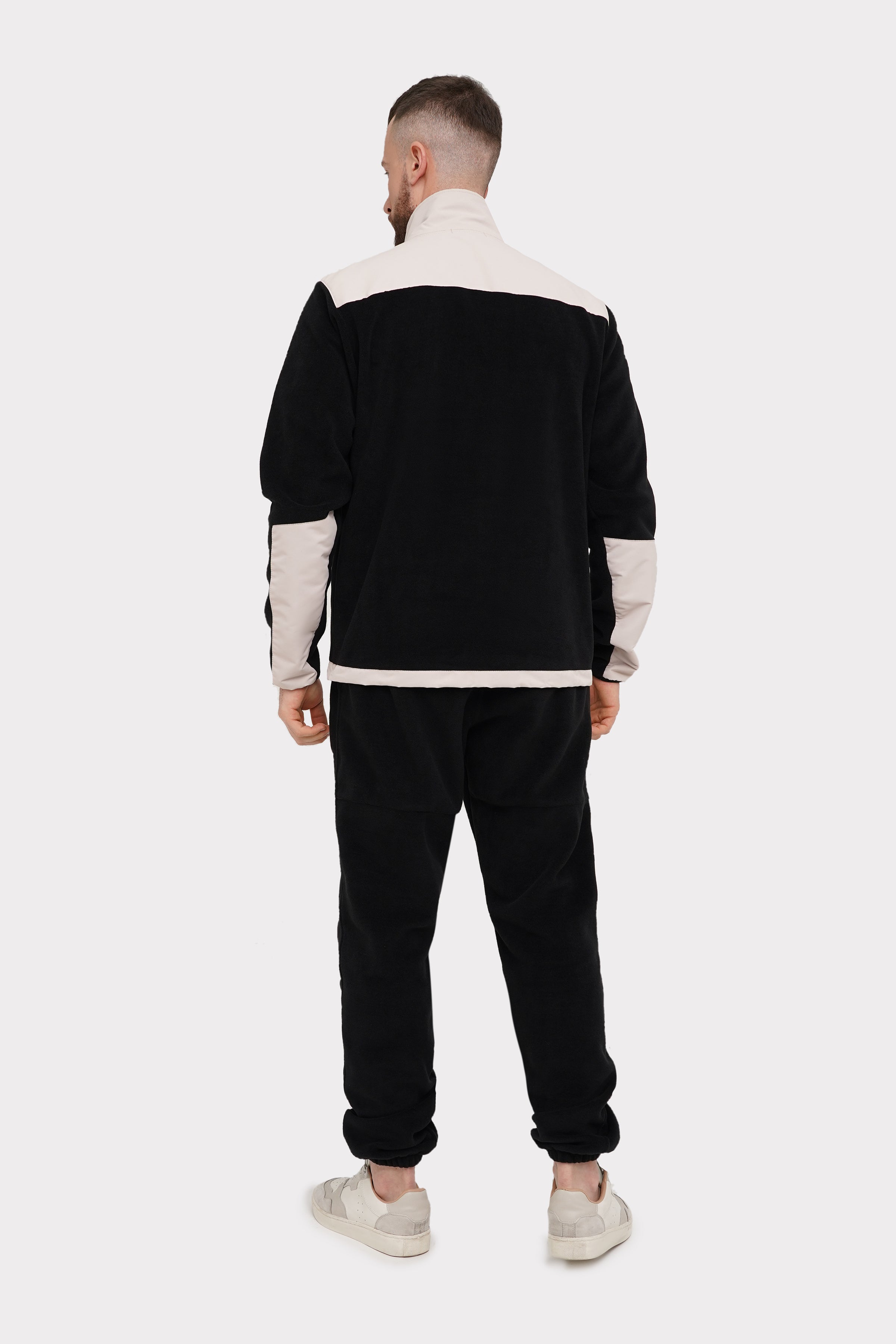 Флісовий чоловічий костюм 24011 black