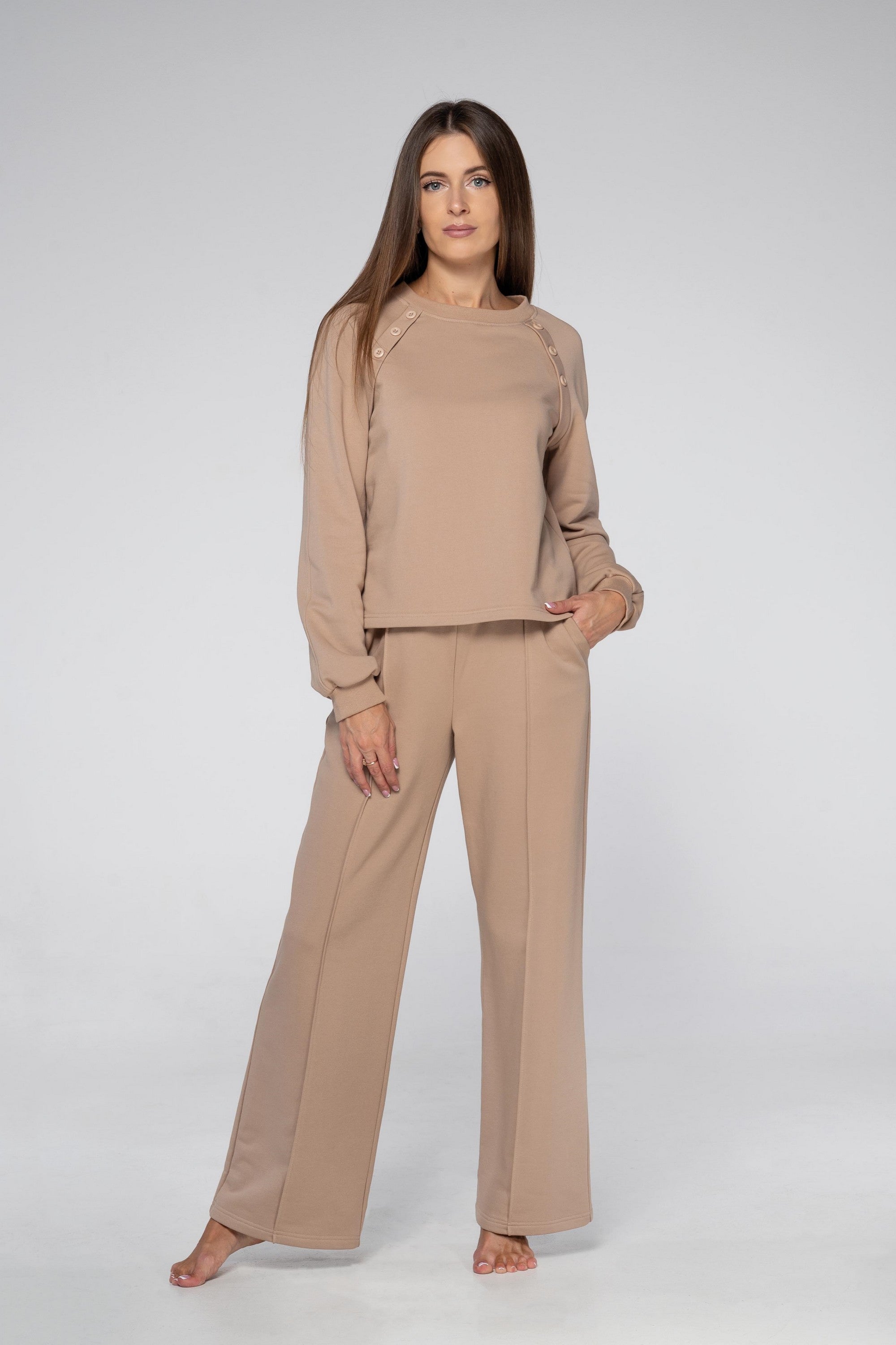 Трикотажный комплект 1301 beige