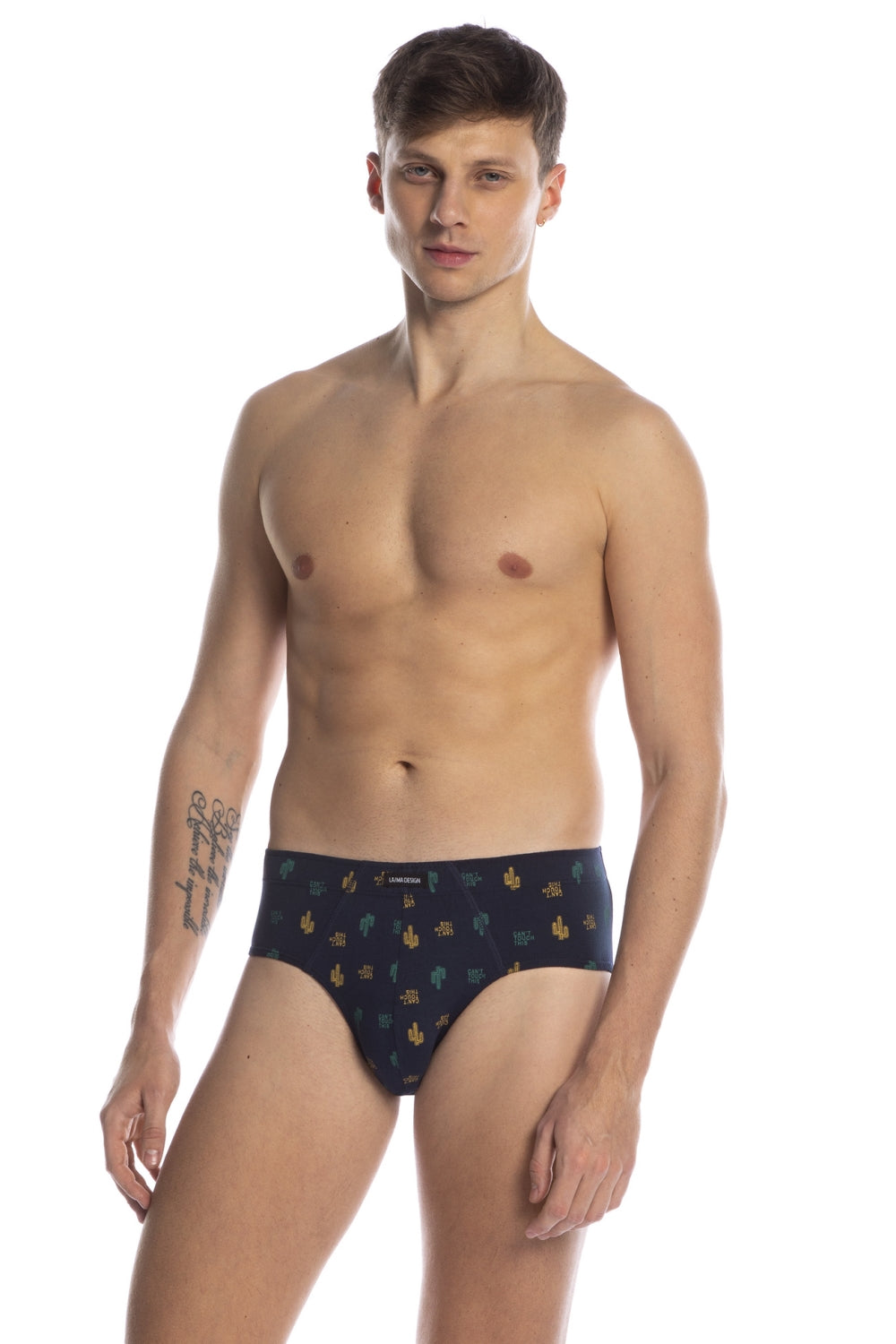 Мужские трусы слип с принтом 1005CL (2 шт.)