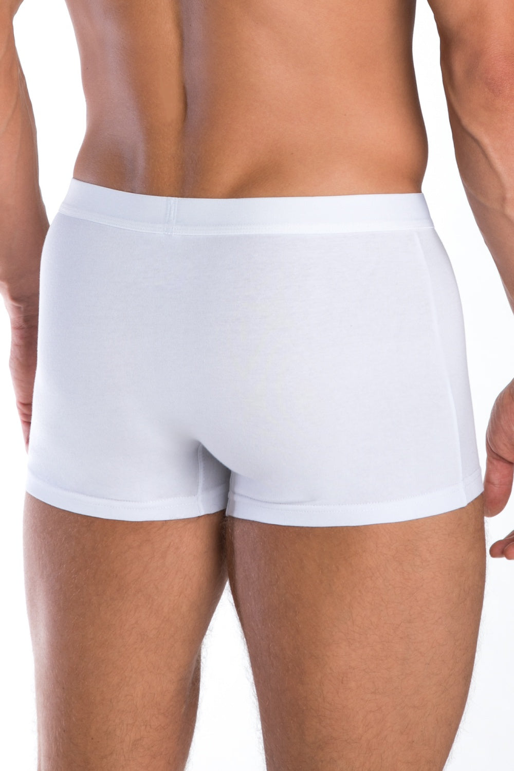 Мужские трусы шорты из хлопка 4001SZG-01 white