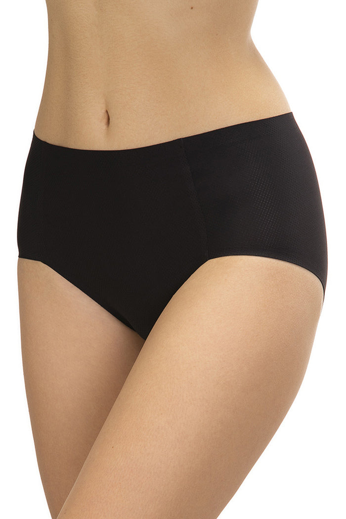 Бесшовные трусики слип с высокой талией POL5002MD-02