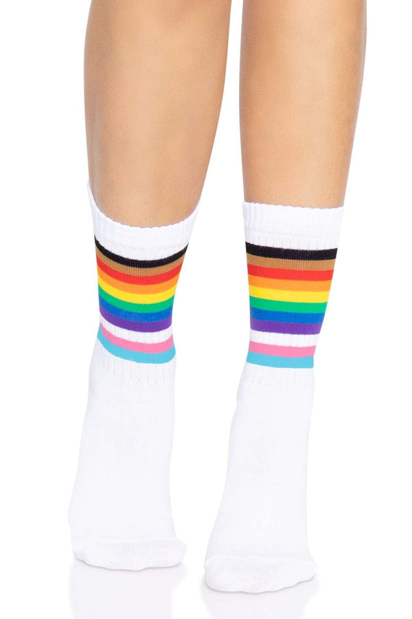 Высокие носки Pride Crew rainbow