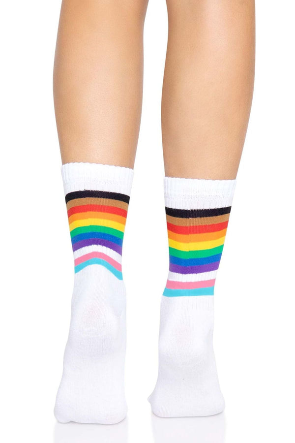 Высокие носки Pride Crew rainbow