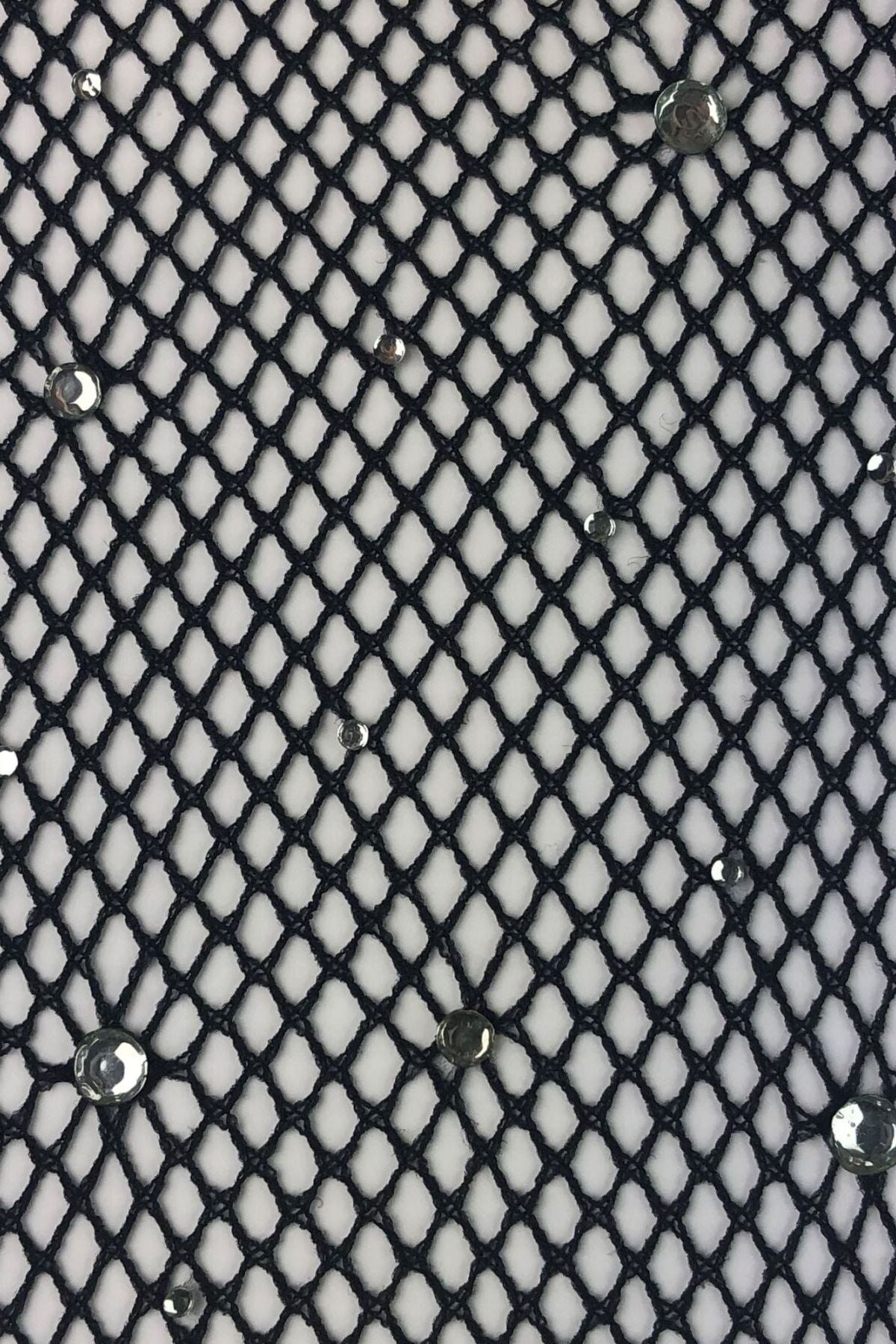 Колготки в сетку со стразами Rhinestone Micro