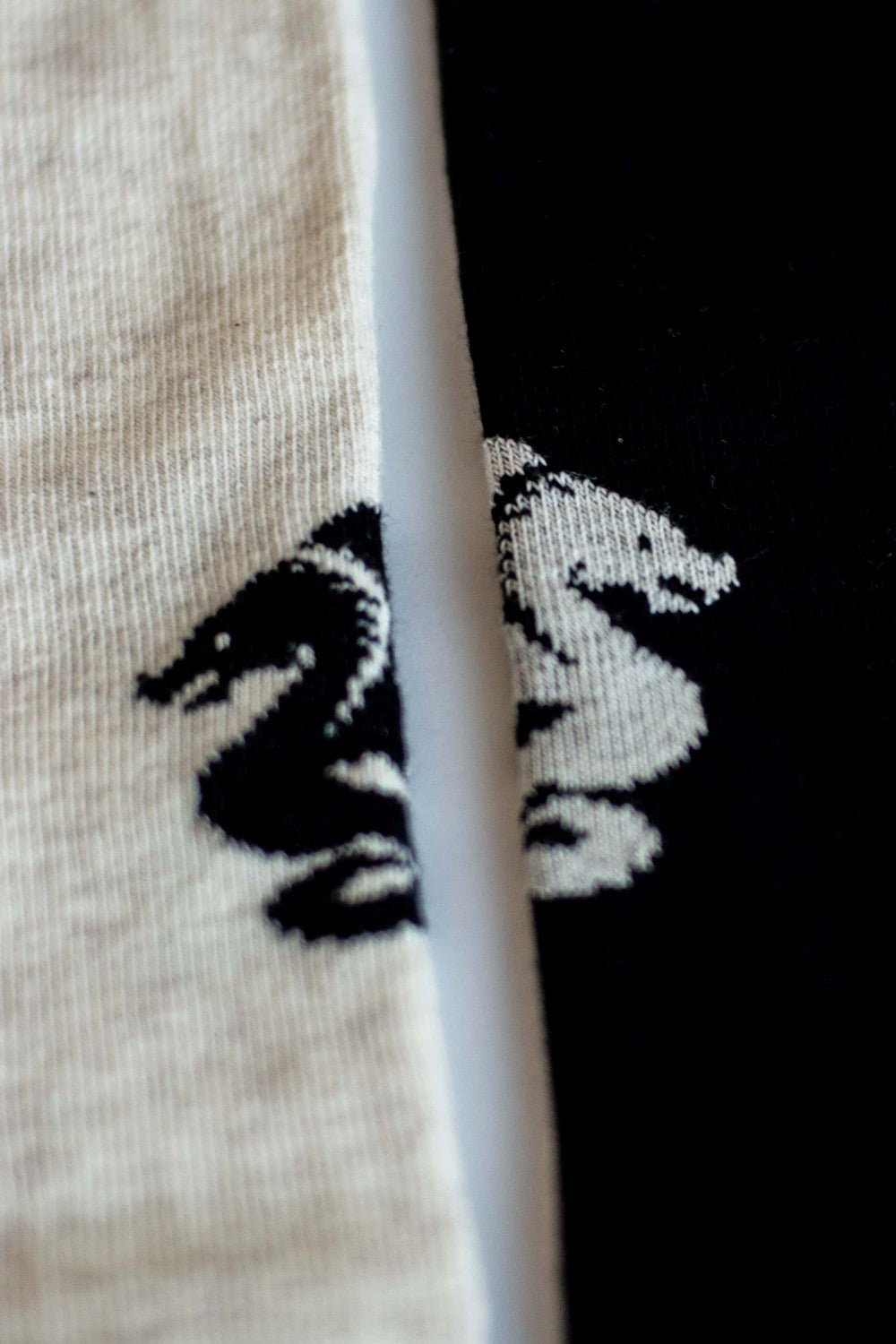 Хлопковые гольфы 126 Knee High (2 шт.) cream/black