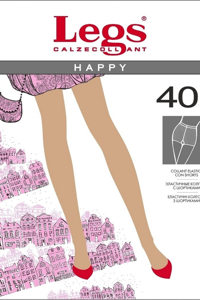 Классические колготки с шортиками 102 Happy 40 d