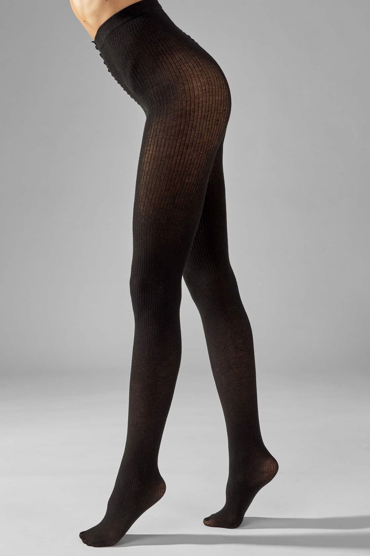 Колготки в рубчик L1700