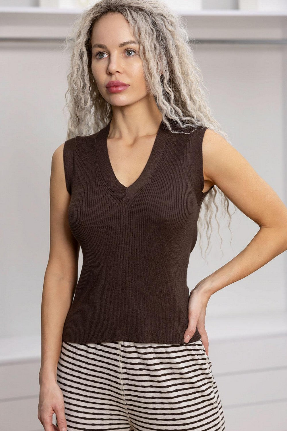 Топ из вискозы 009/81004