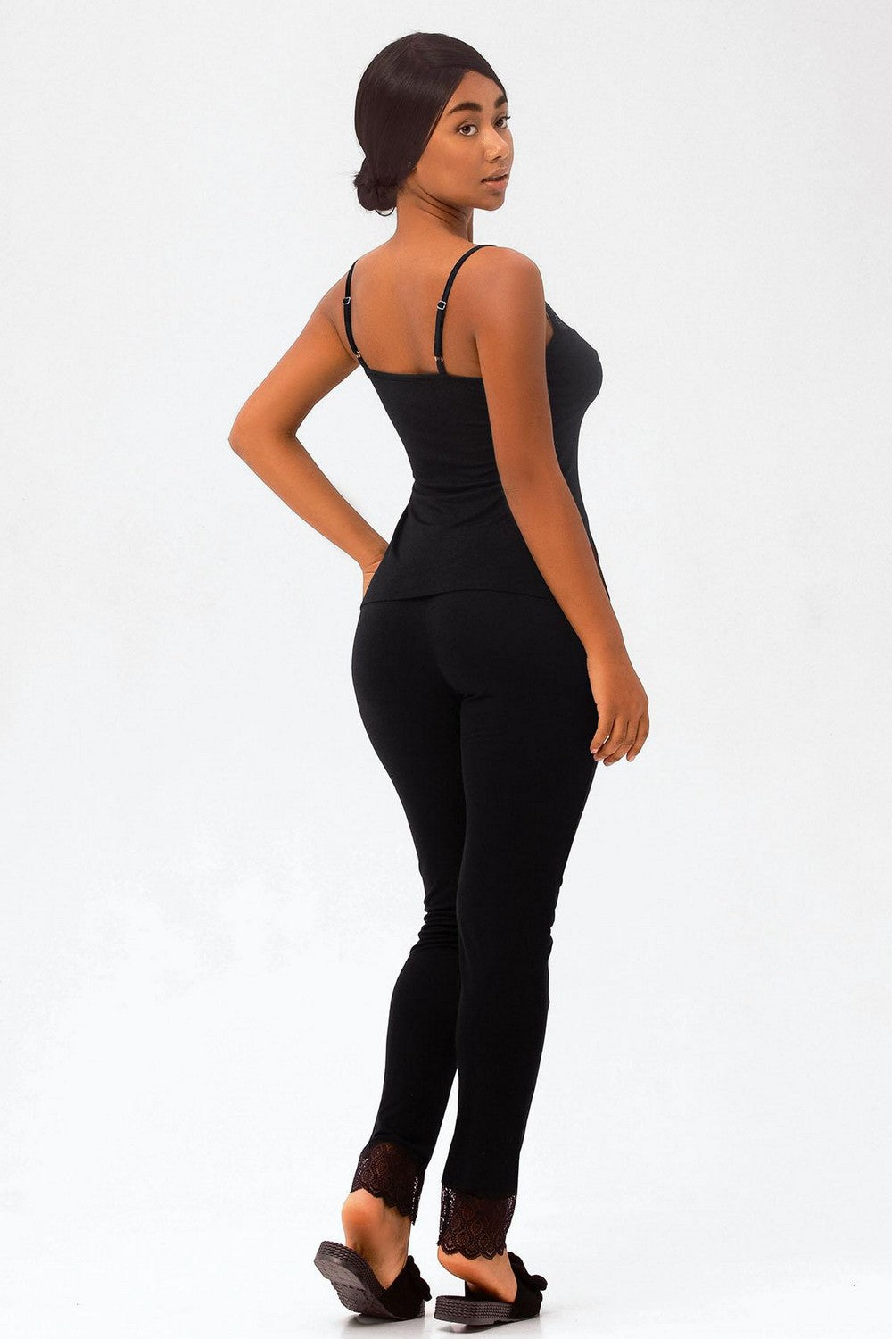 Пижама из вискозы с кружевом 1349/60065