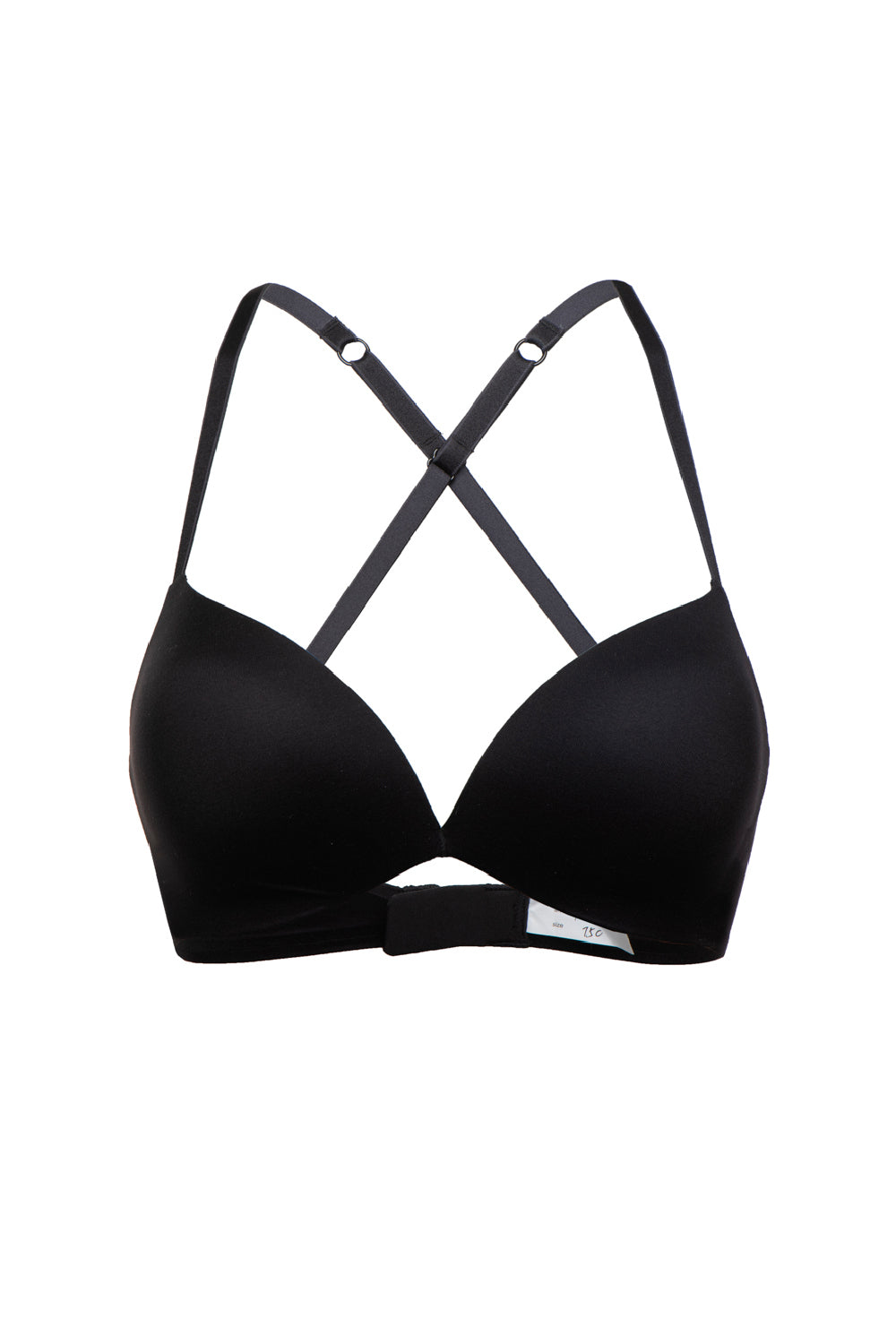Бесшовный бюстгальтер с тройным пуш-ап L1517A black