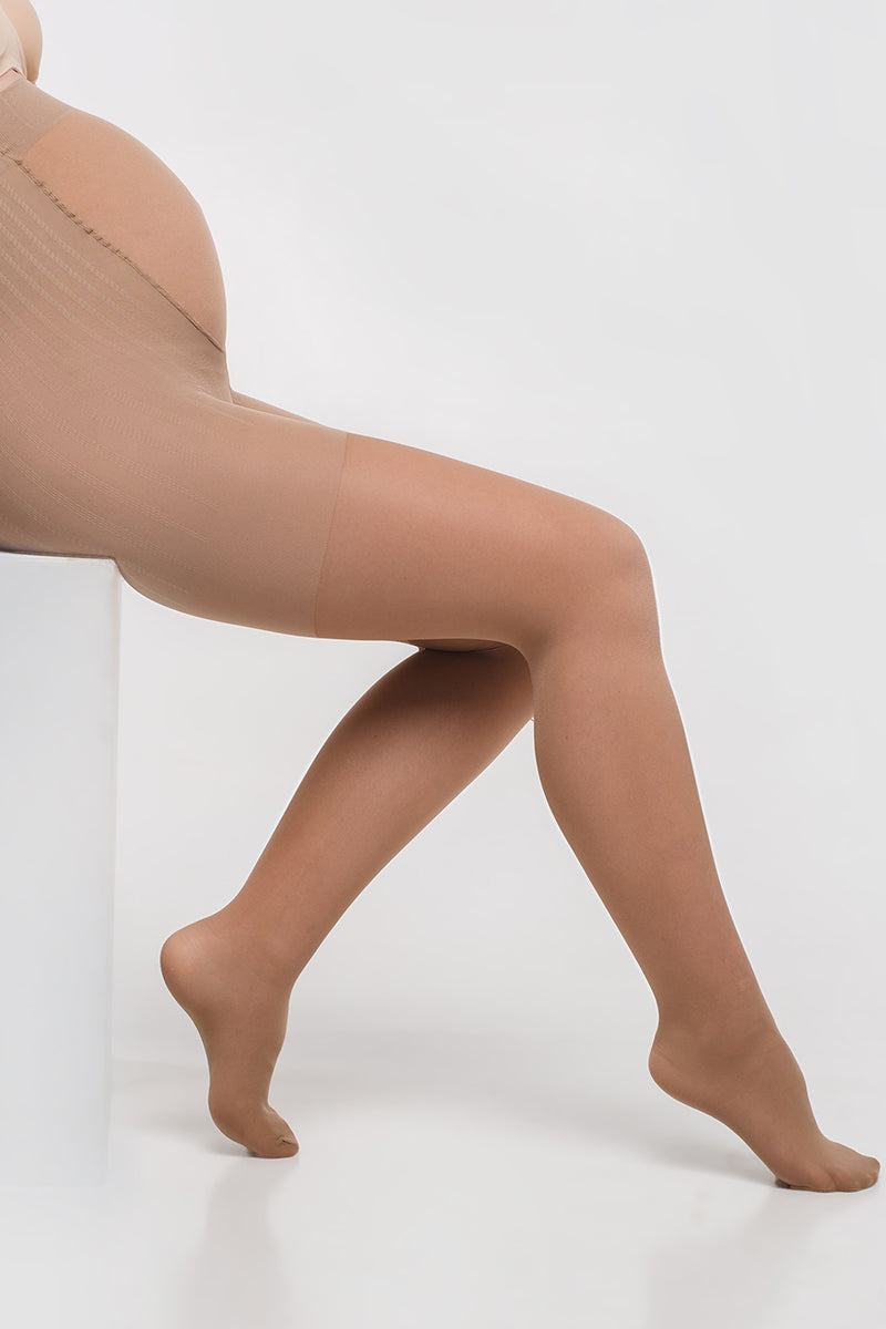 Тонкие колготки для беременных со вставкой на животе 540 (40 den)
