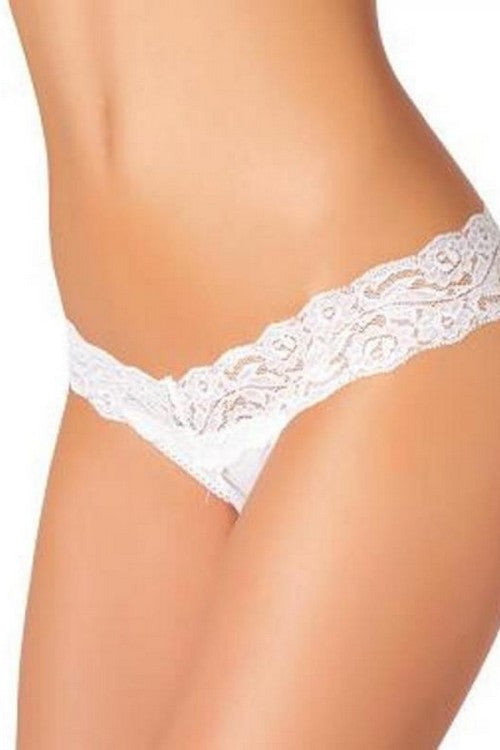 Хлопковые трусики слип для беременных с кружевом 551