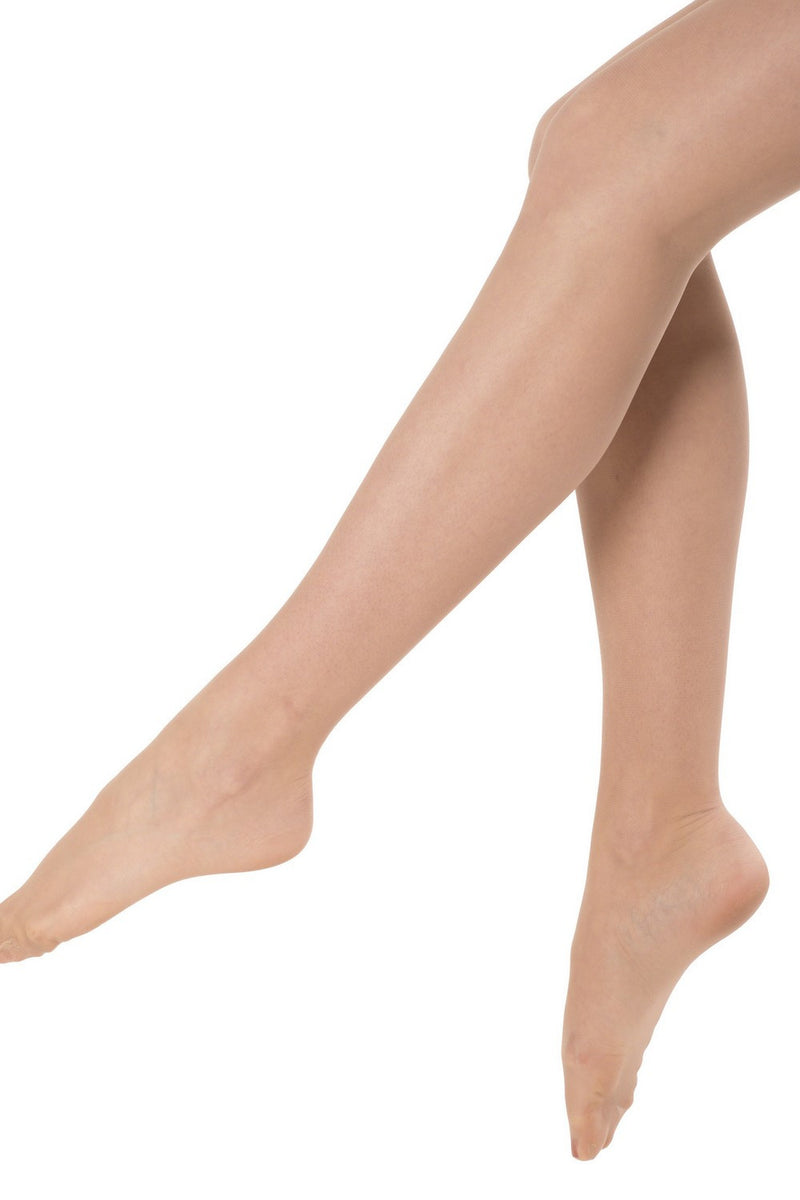 Чулки с невидимым носком и гладкой полосатой коронкой Coco Vena 15d