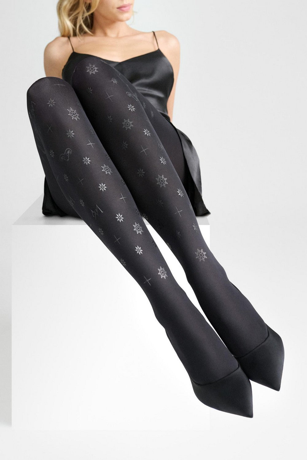 Плотные колготки с узором X21 Emmy 60d