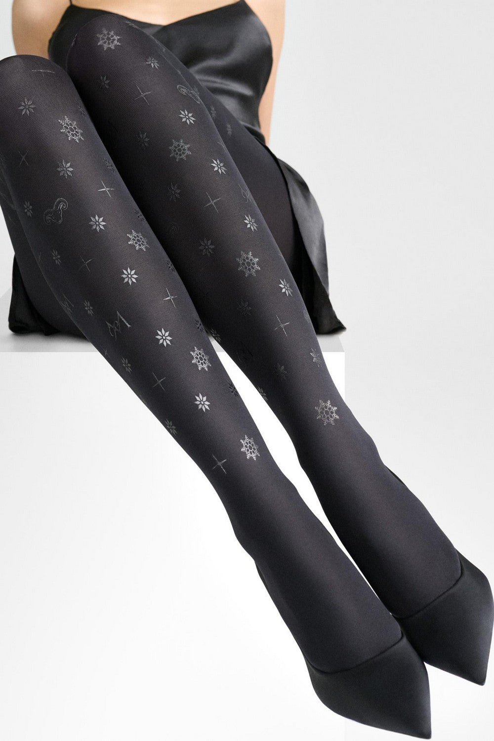 Плотные колготки с узором X21 Emmy 60d