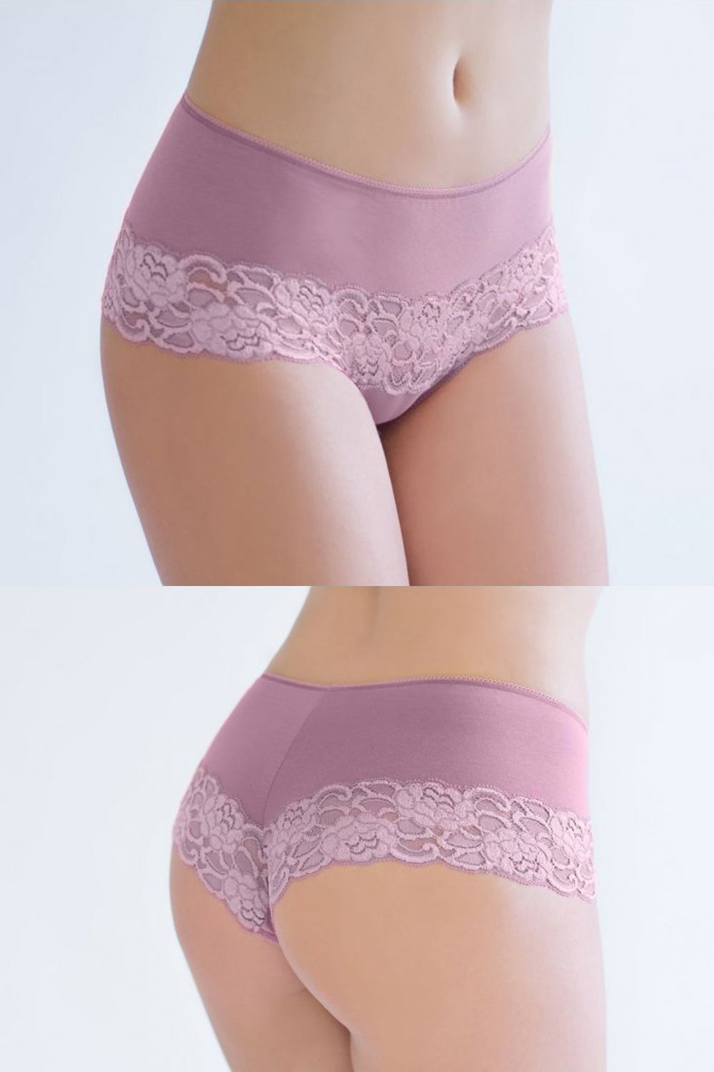 Хлопковые шортики с кружевом 01-170 Camila