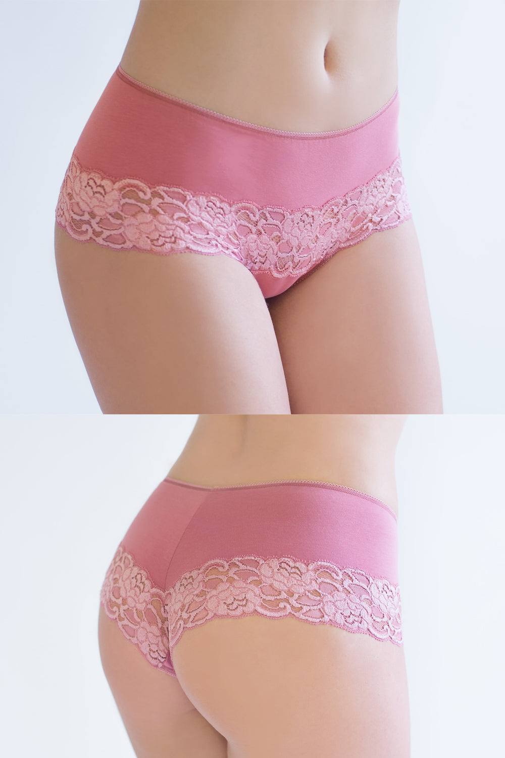 Хлопковые шортики с кружевом 01-170 Camila