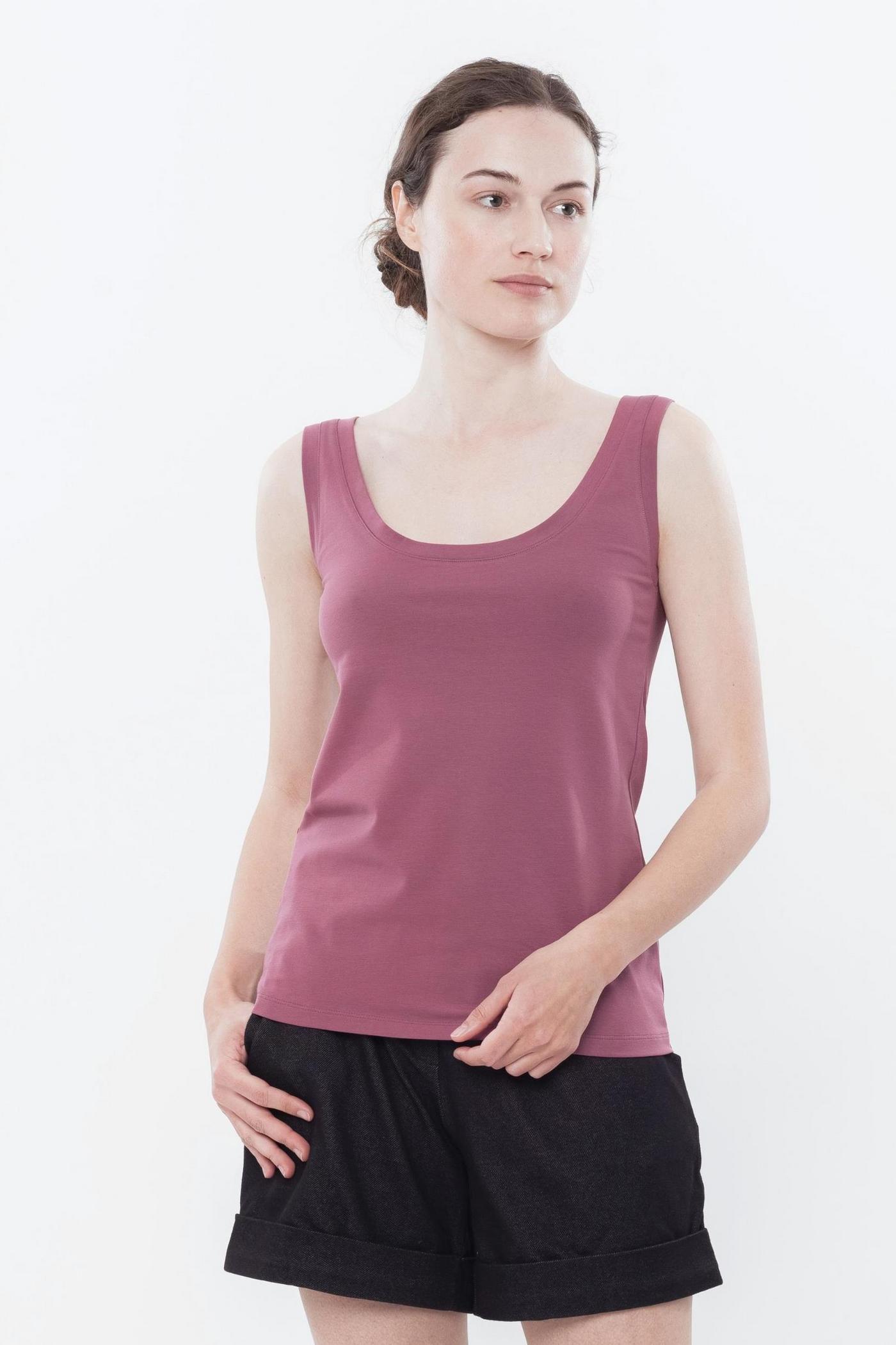 Хлопковая майка 0100 violet