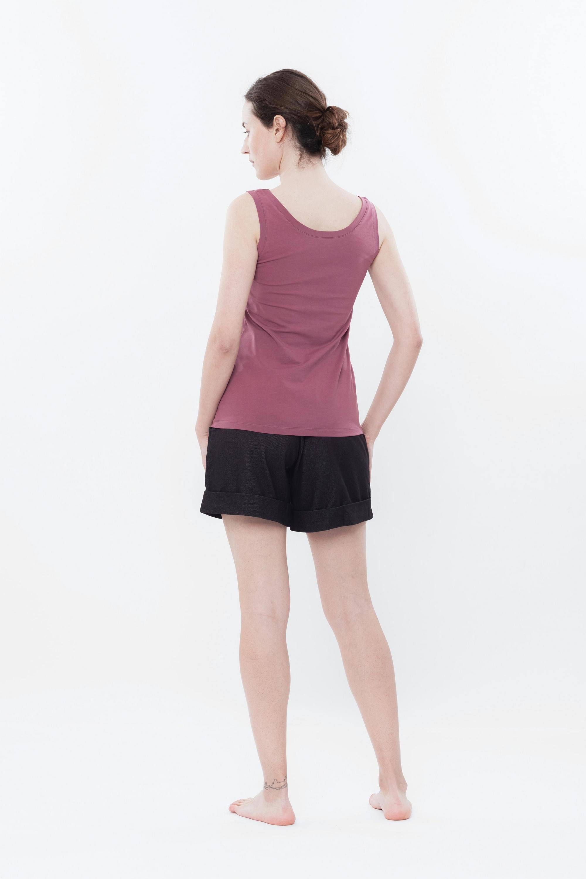 Хлопковая майка 0100 violet