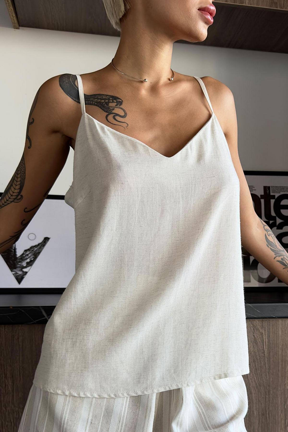 Пижамная майка из вискозы 1109/69013