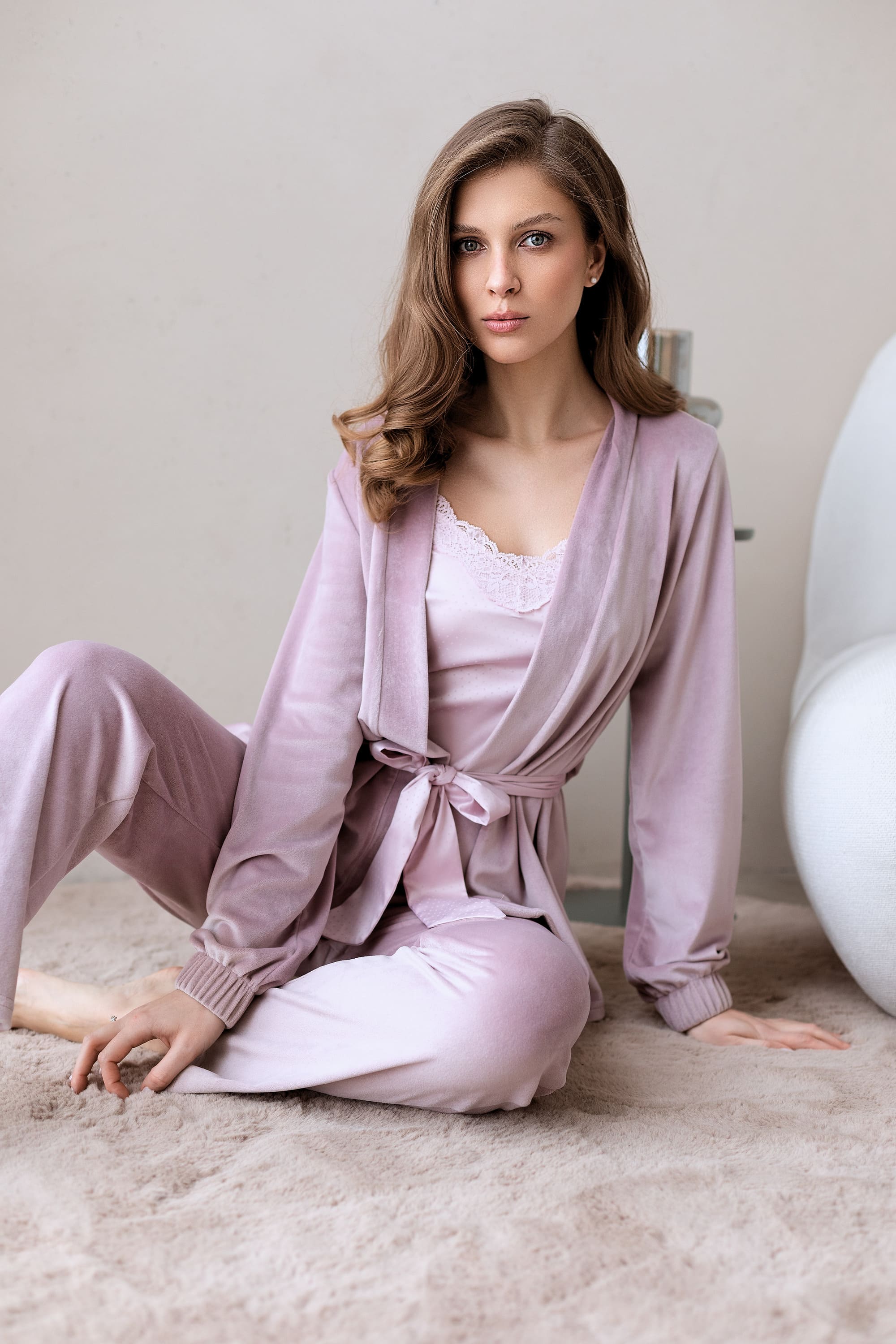 Пижамная майка SF-4610 Soft velour