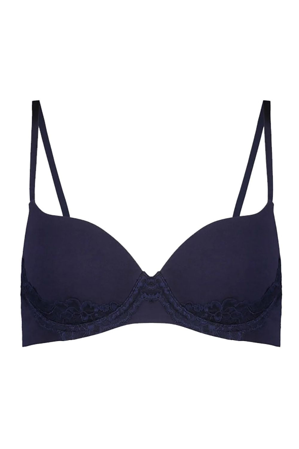 Гладкий хлопковый бюстгальтер Simply Me 2211612 evening blue