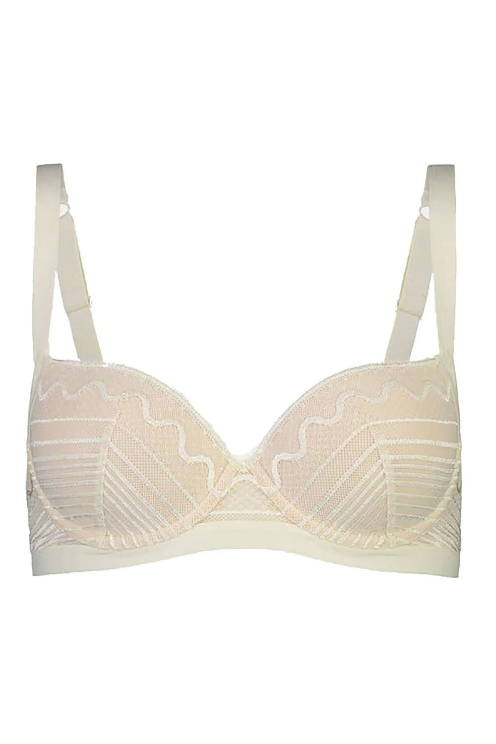 Кружевной бюстгальтер балконет Be Strong 231648 gardenia