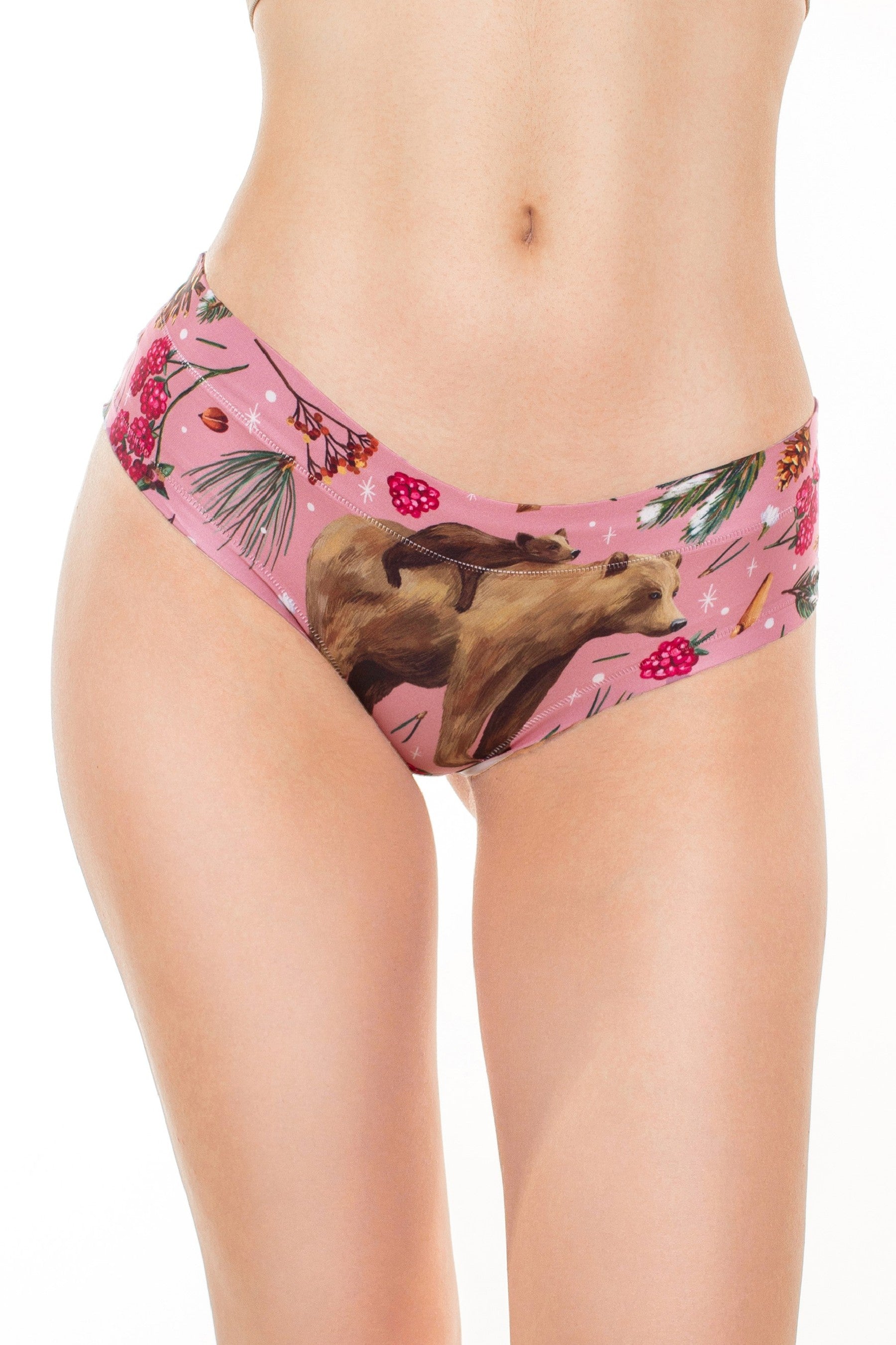 Трусики сліпи з принтом Winter Fairytale Bear