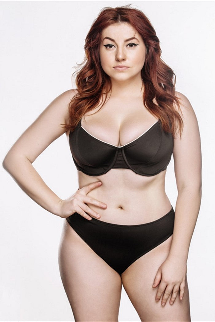 Роздільний купальник бікіні для пишних форм 01.6012 brown