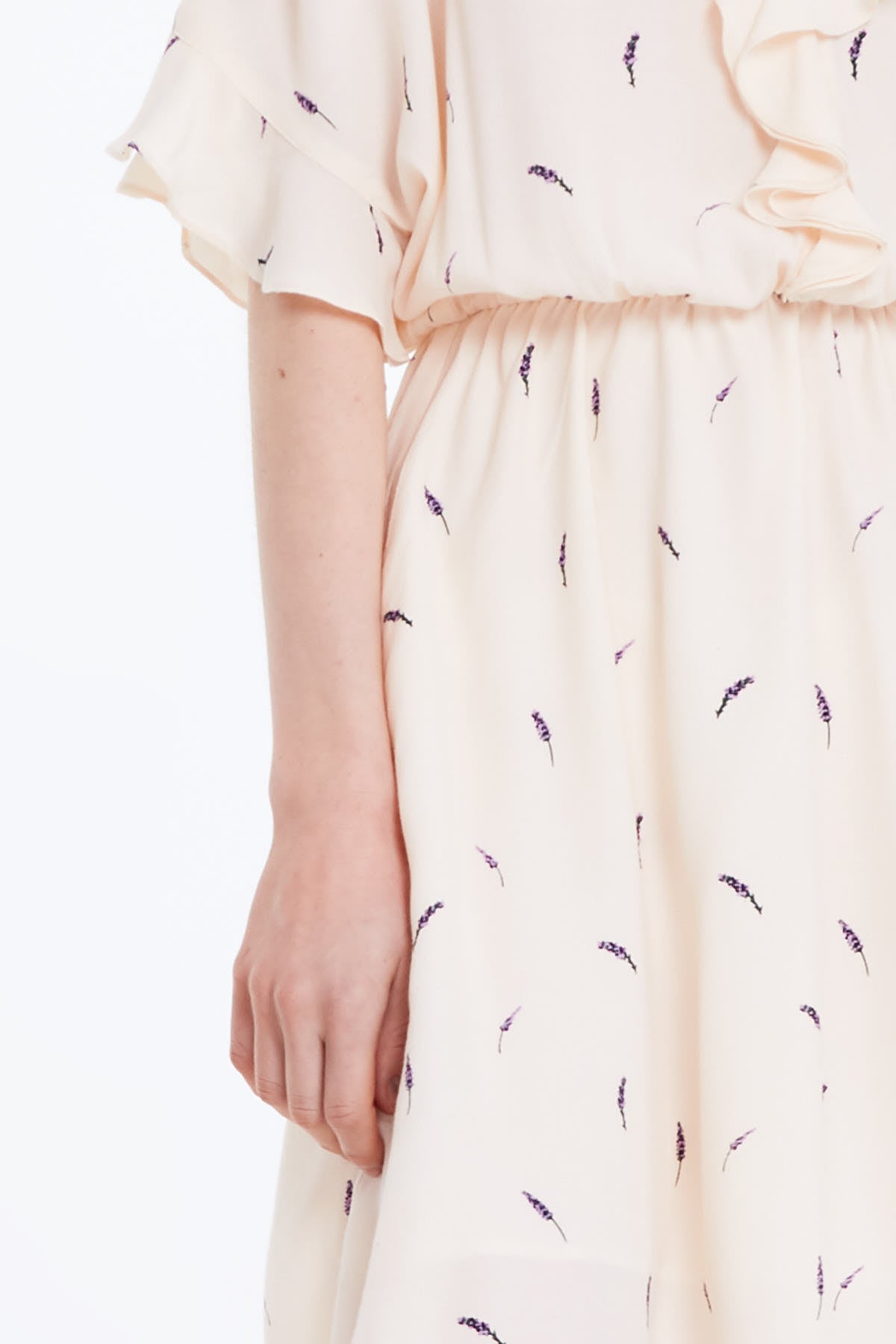 Платье с рюшами 5541