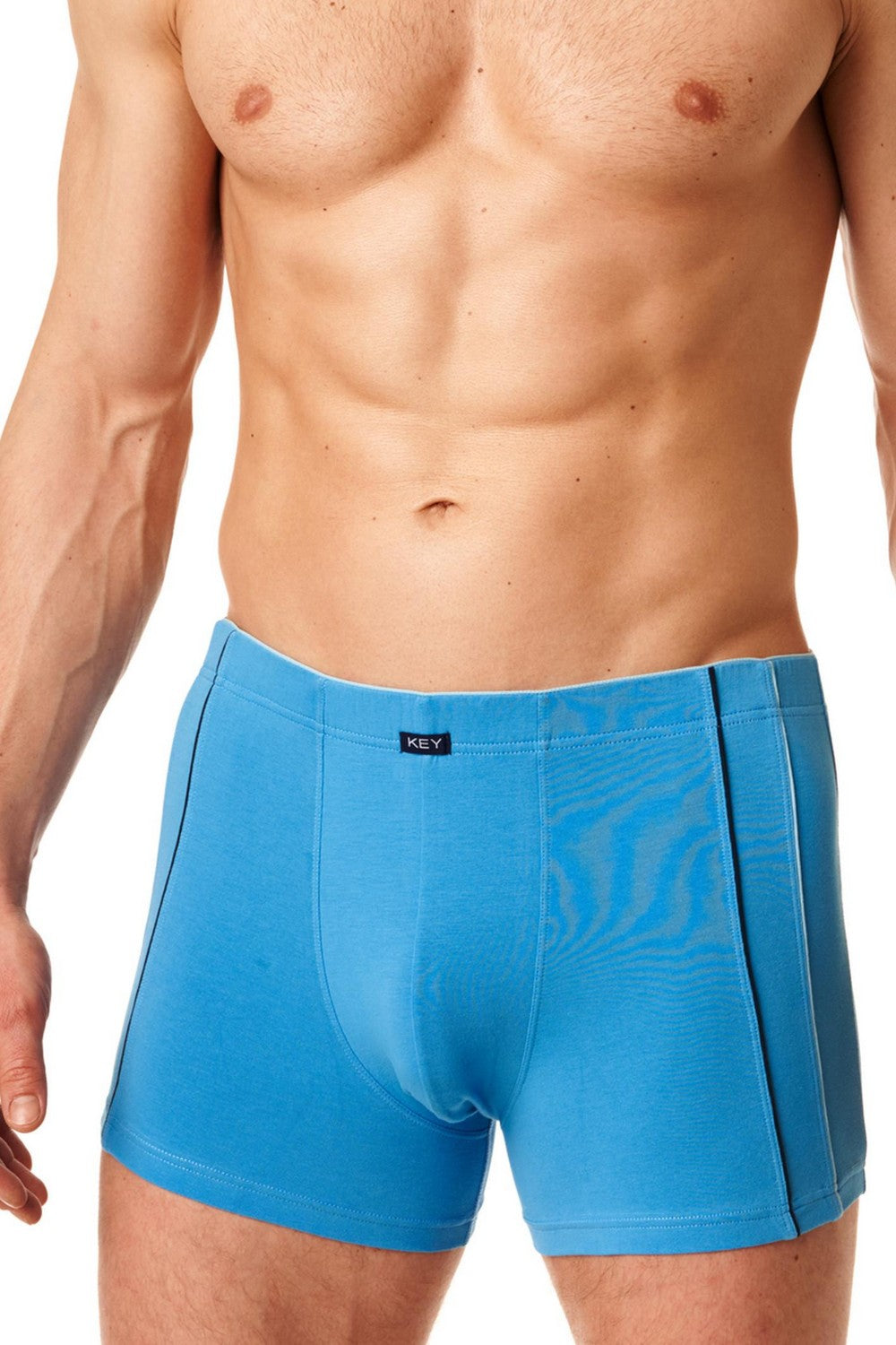 Мужские трусы шорты из хлопка MXH 174 B22 light blue