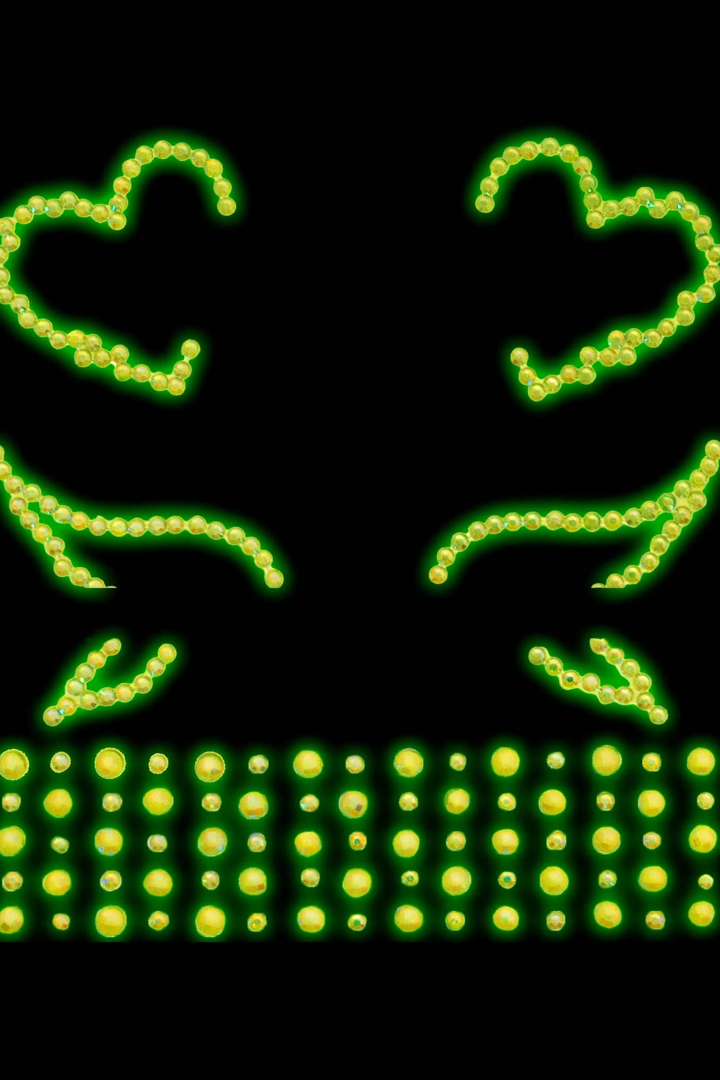 Светящиеся стразы Ayla face jewel sticker