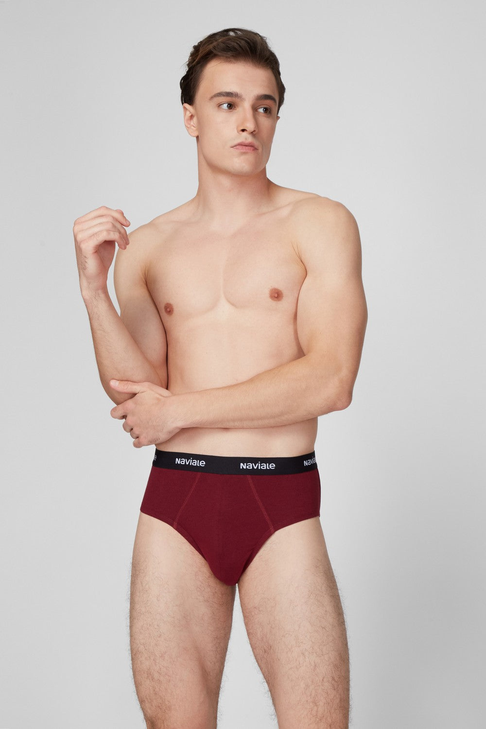 Мужские трусы слип MU202-01 (2 шт.) blue/burgundy