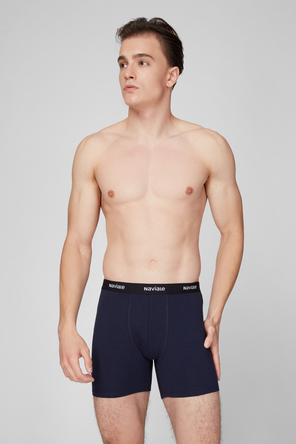 Мужские трусы шорты MU232-01 (2 шт.) black/blue