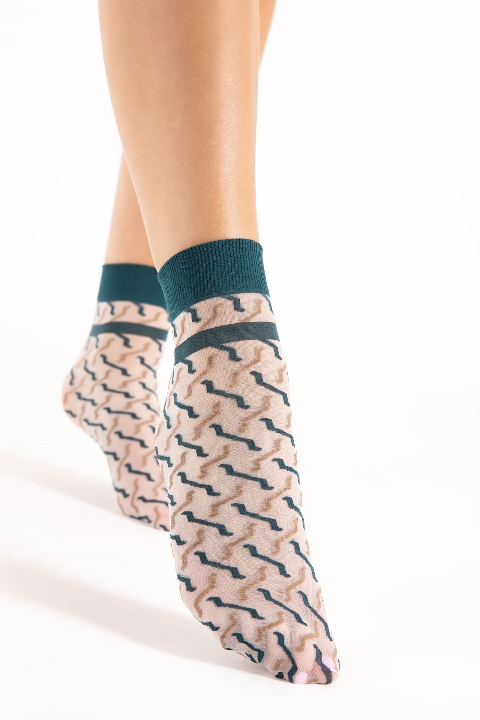 Носки с принтом Kick off G1155 20d