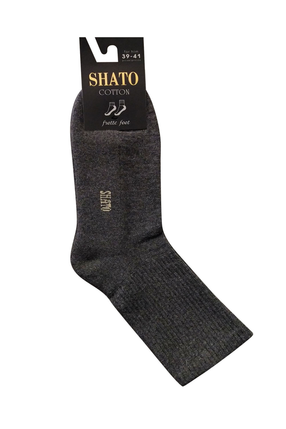 Мужские носки 009 Frotte long grey melange