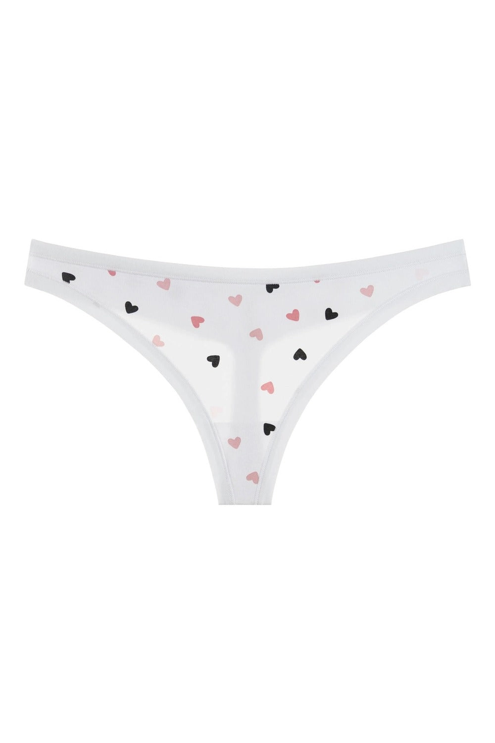 Хлопковые трусики стринг 200-12/251 white