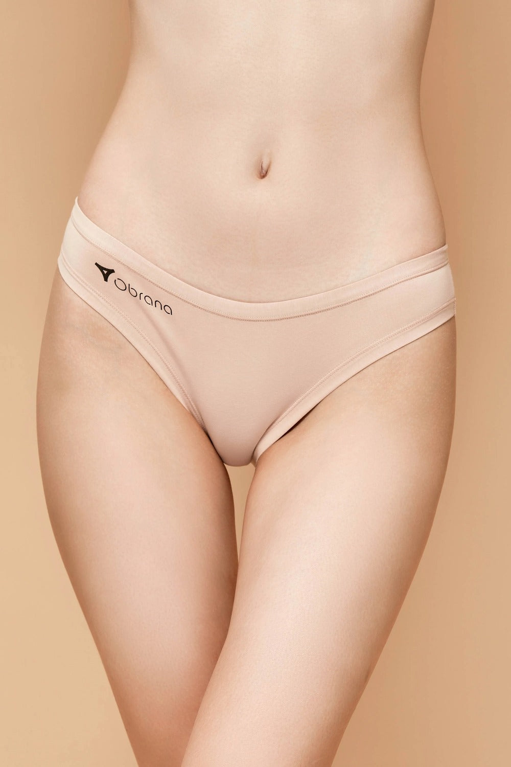 Хлопковые трусики слип 200-30/04 beige