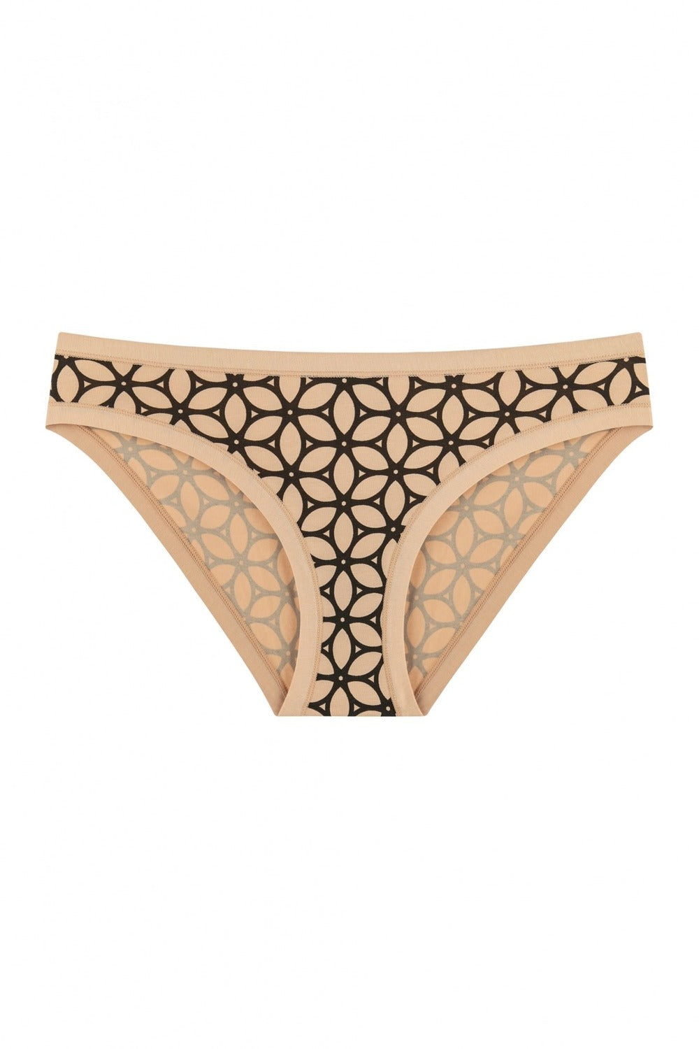 Трусики слип с принтом 200-30/290 beige