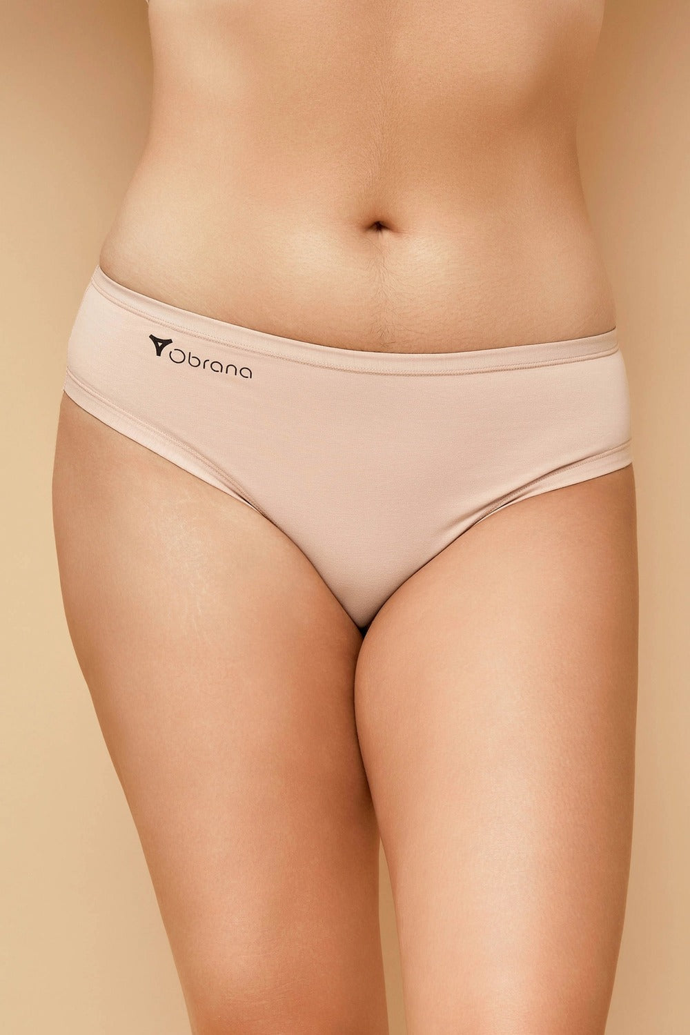 Хлопковые трусики слип 200-34/04 beige