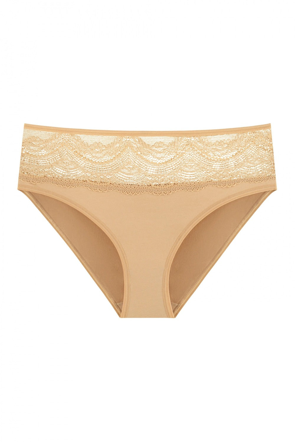Кружевные трусики слип 204-31 beige