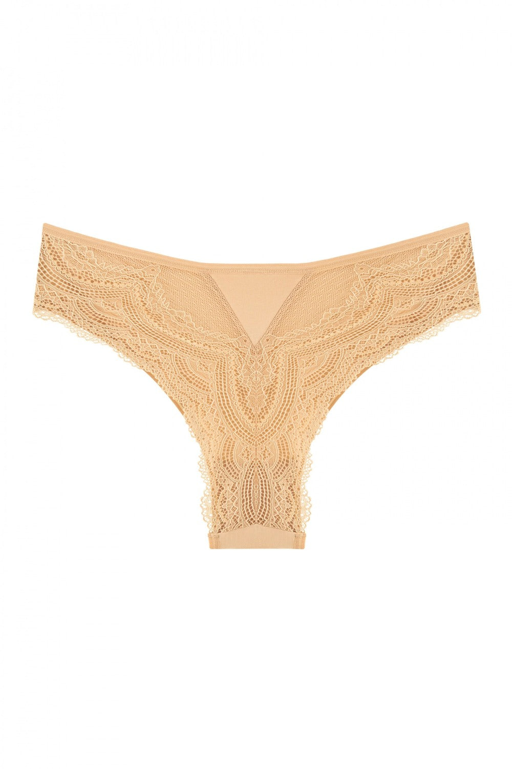 Трусики бразилиана из хлопка 204-32 beige