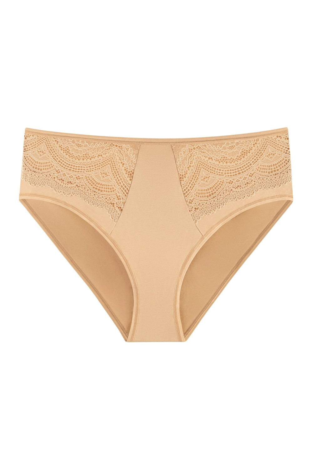 Высокие трусики слип 204-34 beige